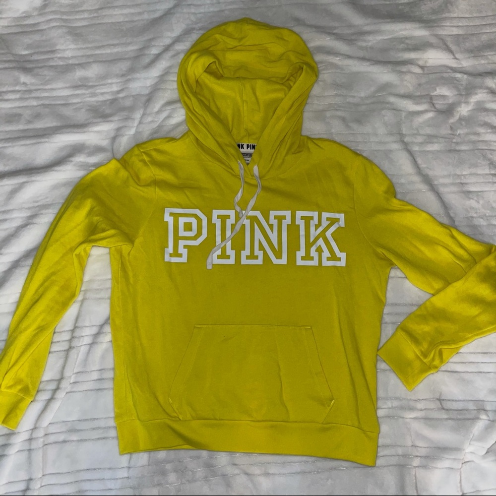 VS Pink Yellow Hoodie